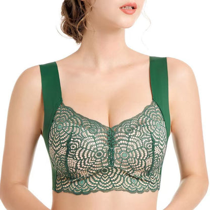 Wireless Lace Push-Up Bra