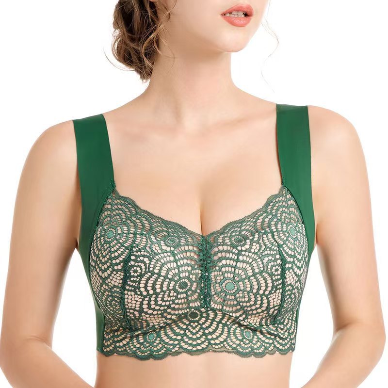 Wireless Lace Push-Up Bra