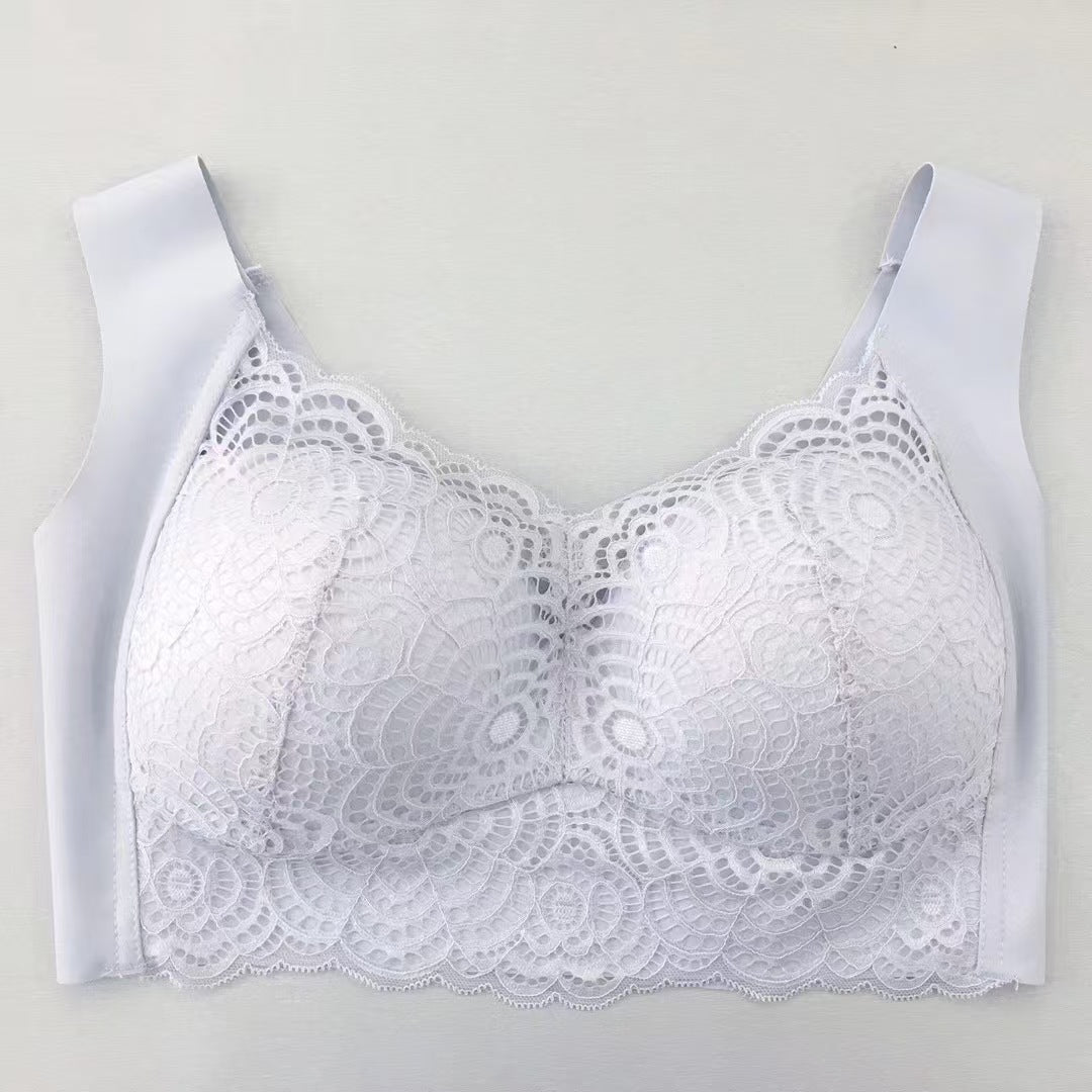 Wireless Lace Push-Up Bra