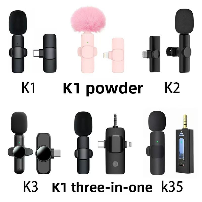 Wireless Lapel Microphone for Live Streaming and Recording