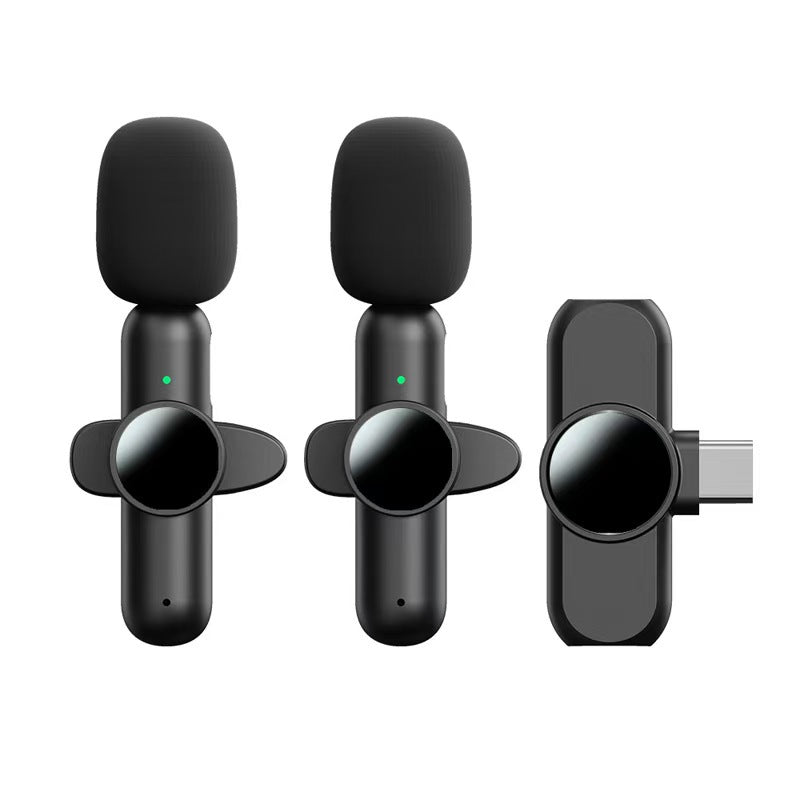 Wireless Lapel Microphone for Live Streaming and Recording