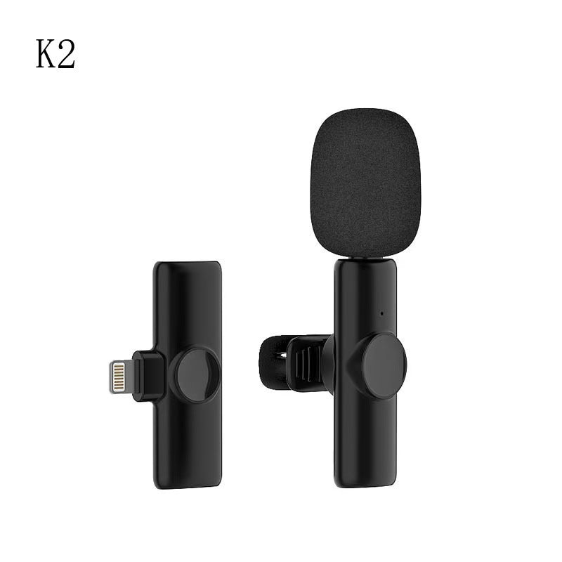 Wireless Lapel Microphone for Live Streaming and Recording
