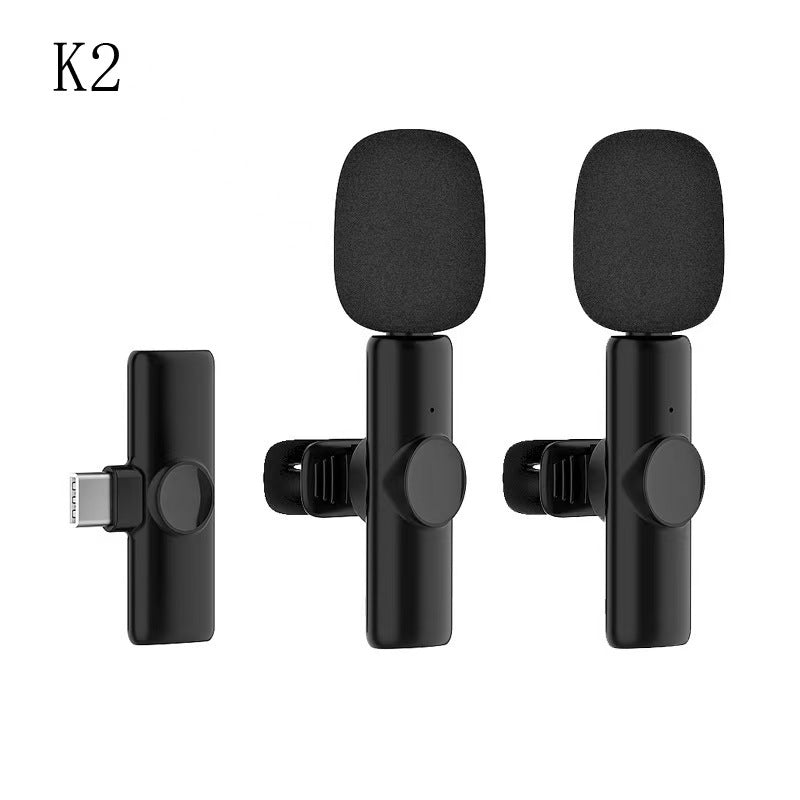 Wireless Lapel Microphone for Live Streaming and Recording