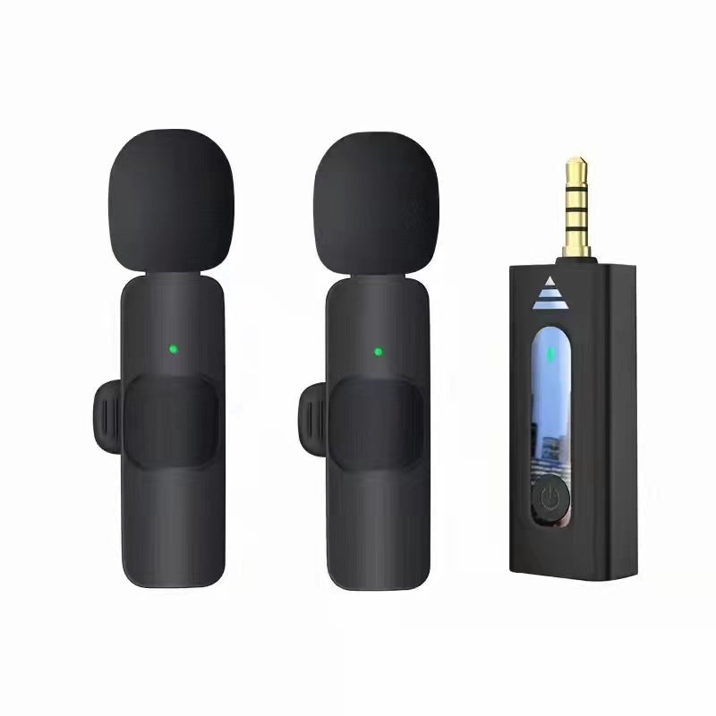 Wireless Lapel Microphone for Live Streaming and Recording