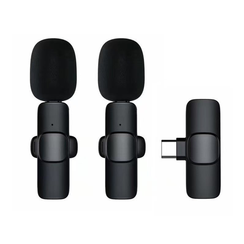 Wireless Lapel Microphone for Live Streaming and Recording