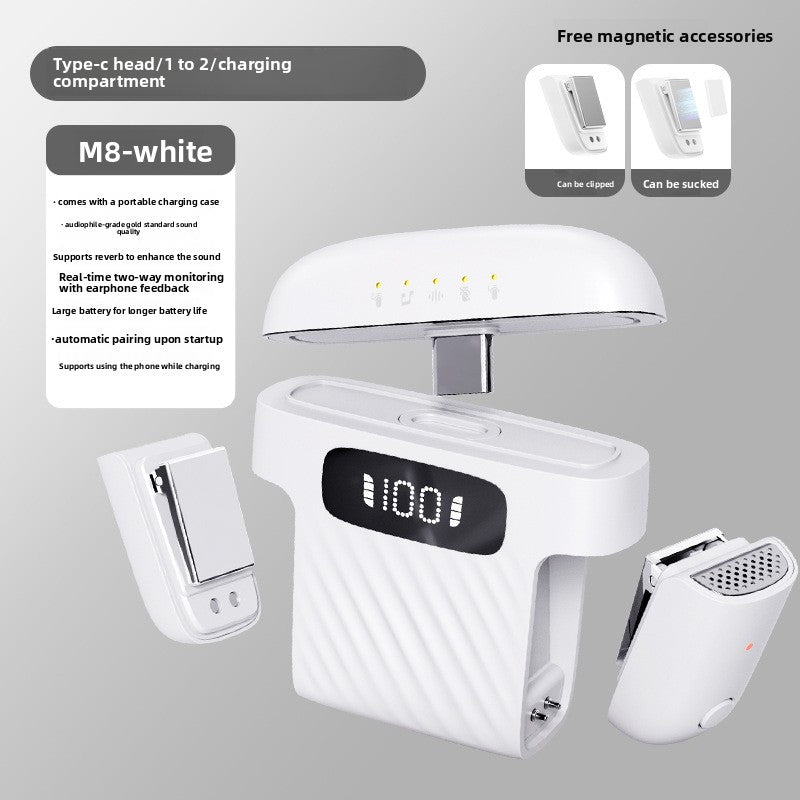 Wireless lapel microphone