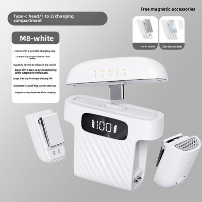 Wireless lapel microphone
