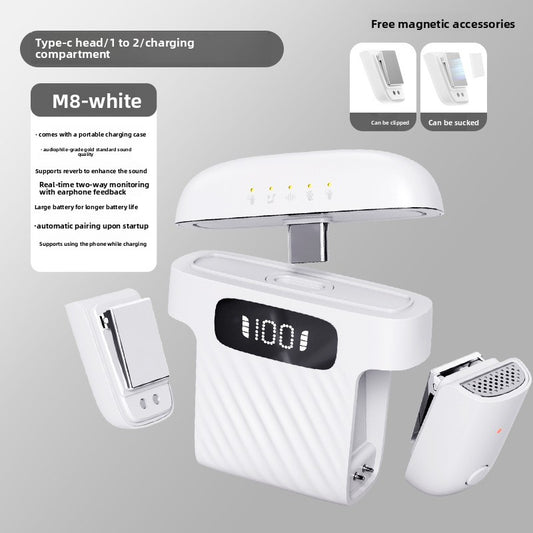 Wireless lapel microphone