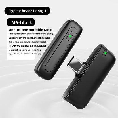 Wireless lapel microphone