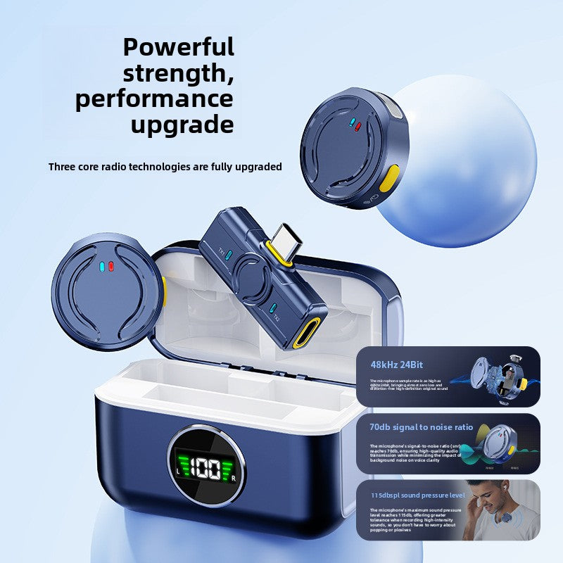 Wireless lapel microphone