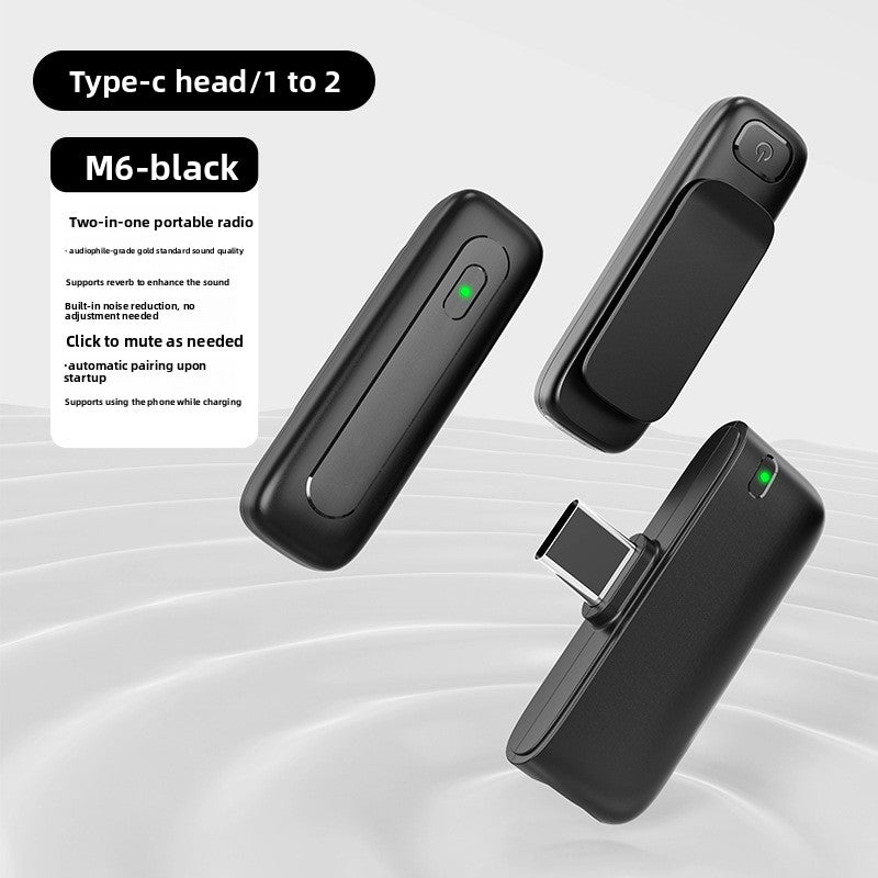 Wireless lapel microphone