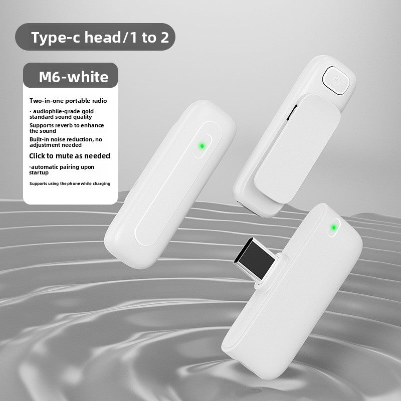 Wireless lapel microphone