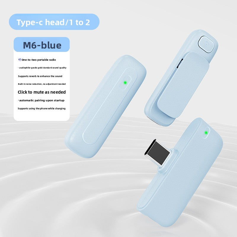 Wireless lapel microphone