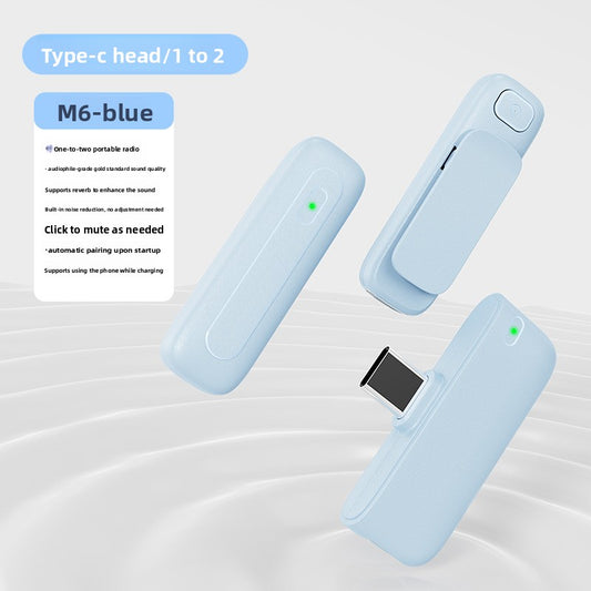 Wireless lapel microphone