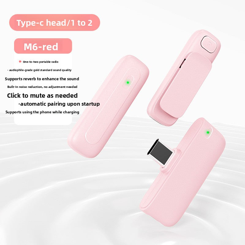 Wireless lapel microphone
