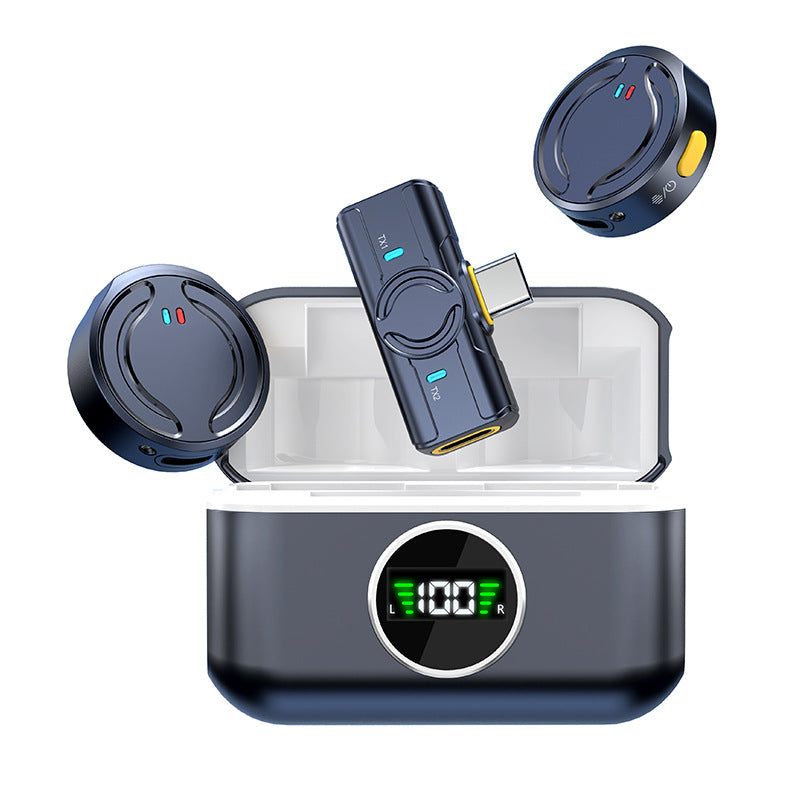 Wireless lapel microphone