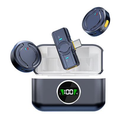 Wireless lapel microphone