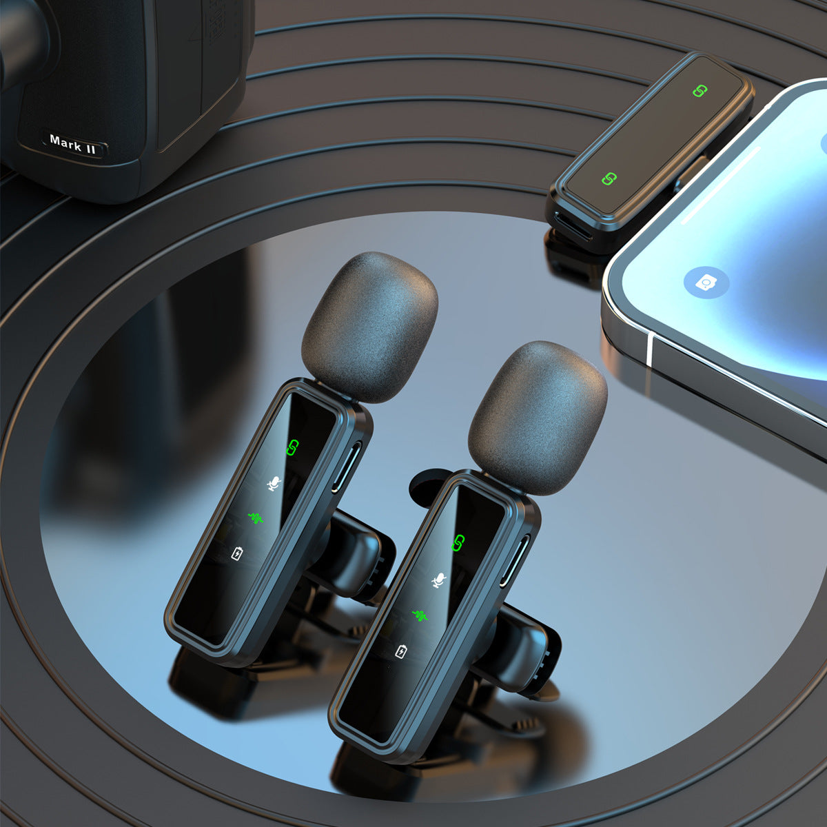 Wireless Lapel Microphone Recording Microphone