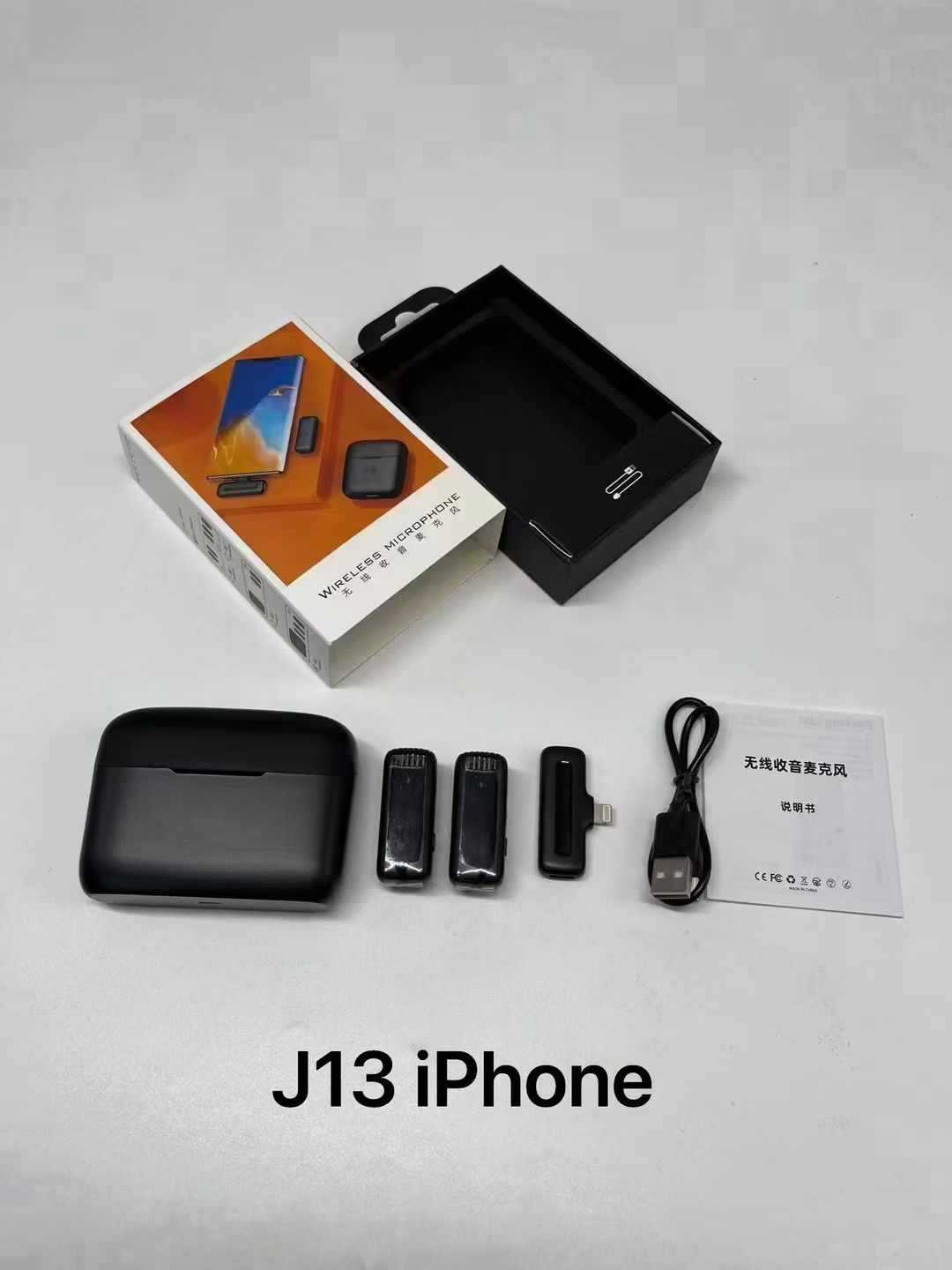 Wireless lapel microphone