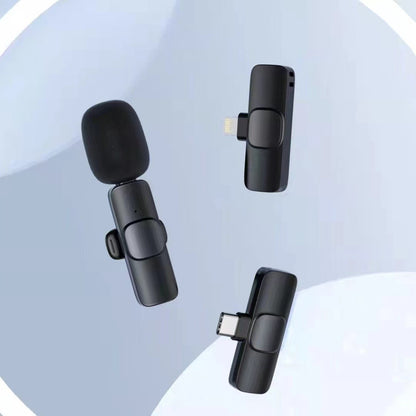 Wireless lapel microphone
