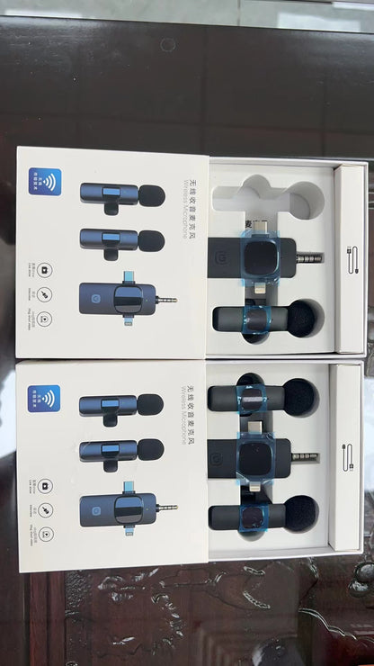 Wireless lapel microphone