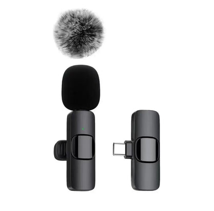 Wireless lapel microphone
