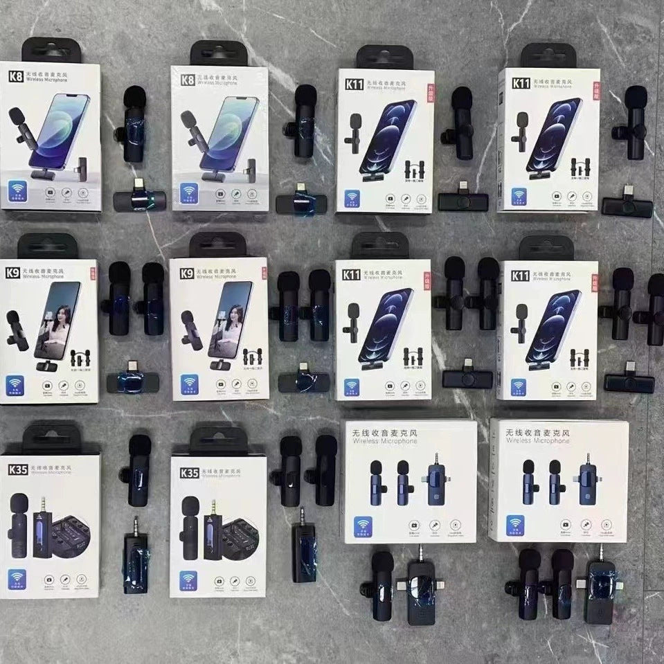 Wireless lapel microphone