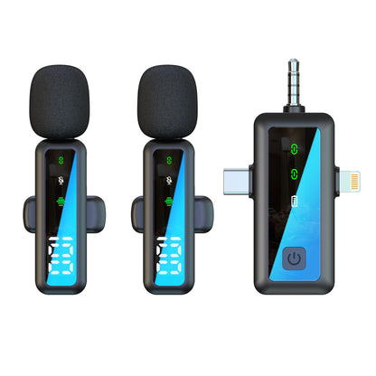 Wireless lapel microphone