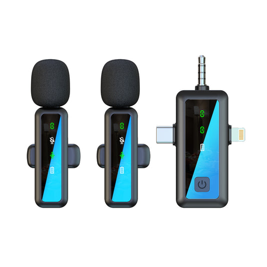 Wireless lapel microphone