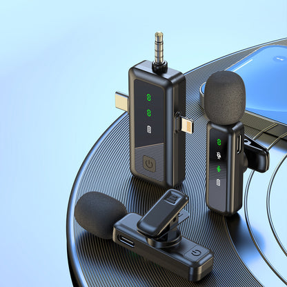 Wireless lapel microphone