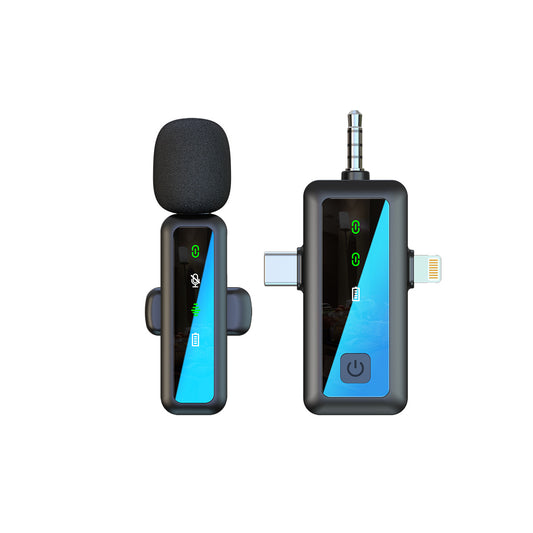 Wireless lapel microphone