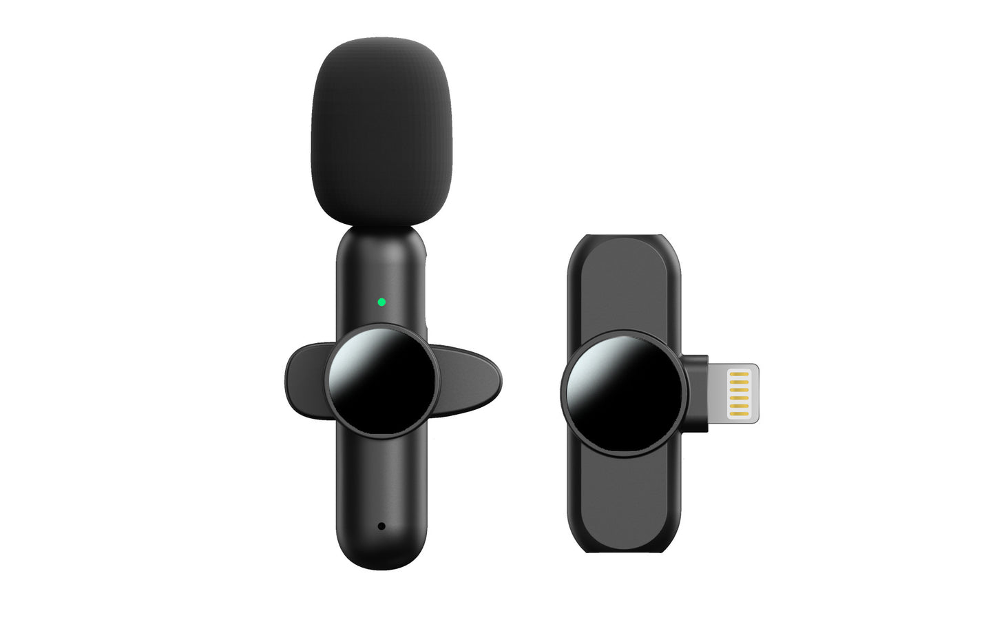 Wireless lapel microphone