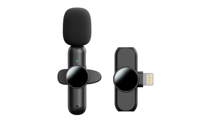 Wireless lapel microphone