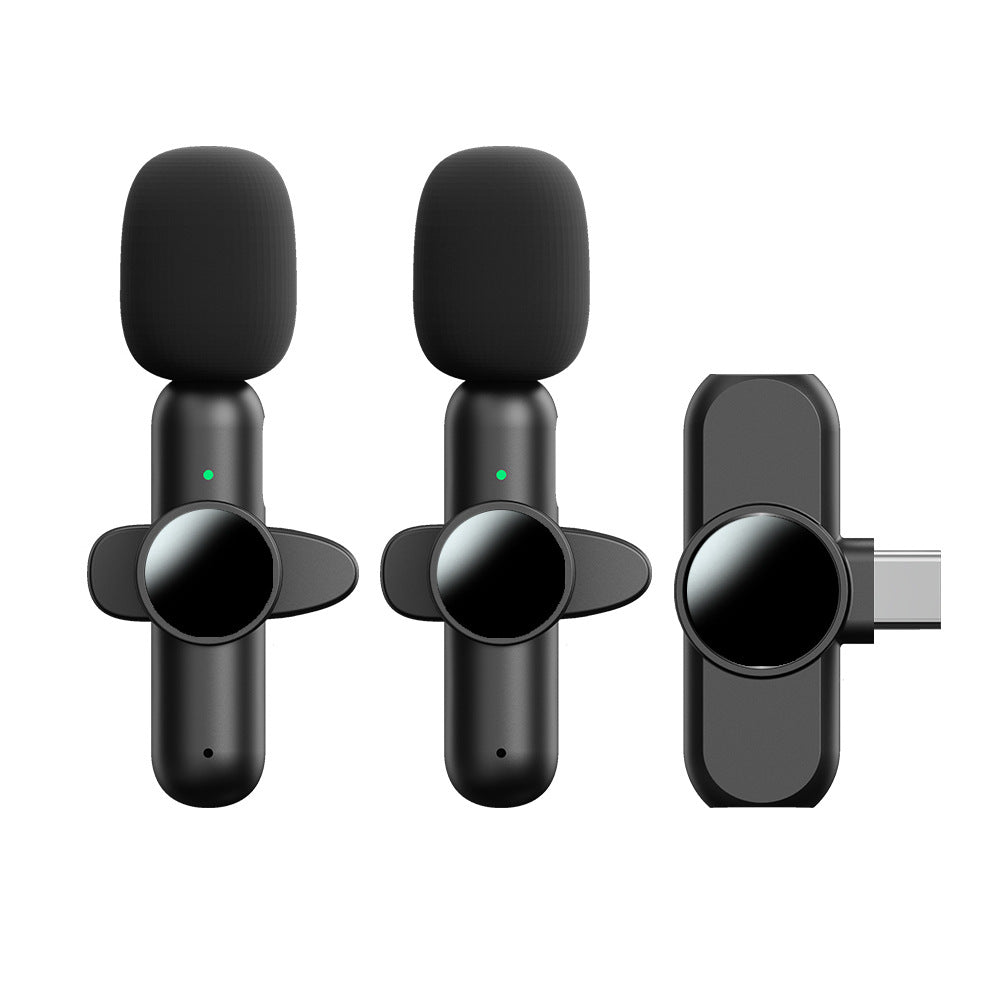Wireless lapel microphone