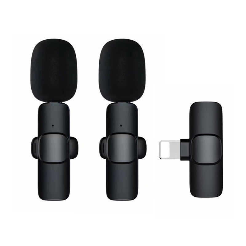 Wireless lapel microphone