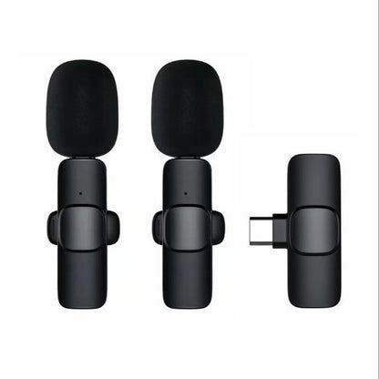 Wireless lapel microphone