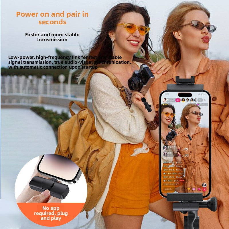 Wireless lavalier microphone