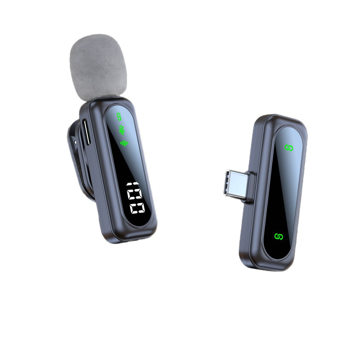 Wireless Lavalier Microphone with Magnetic Mount