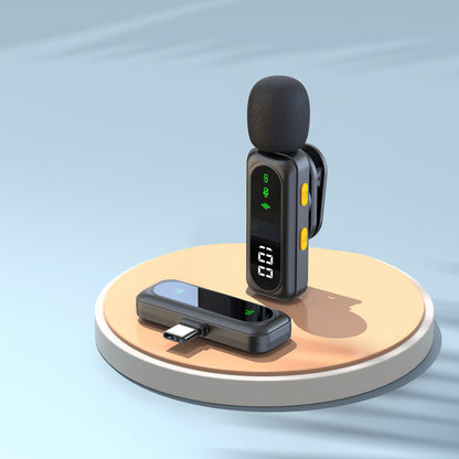 Wireless Lavalier Microphone with Magnetic Mount