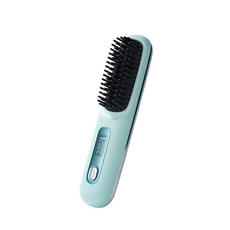 Wireless LCD Hair Straightener Comb