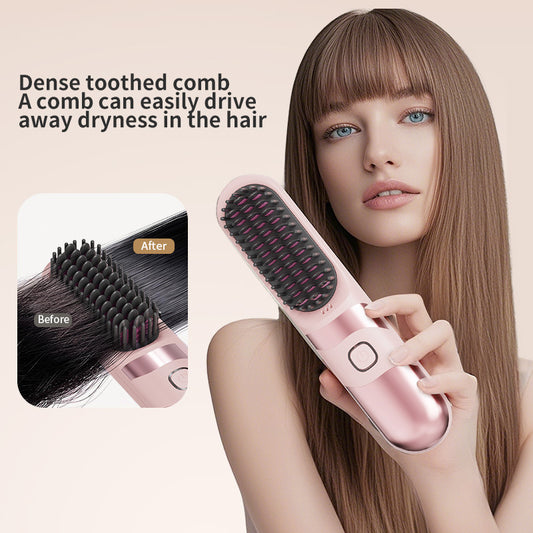 Wireless LCD Hair Straightener