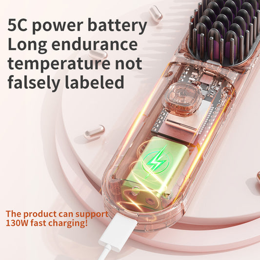 Wireless LCD Hair Straightener