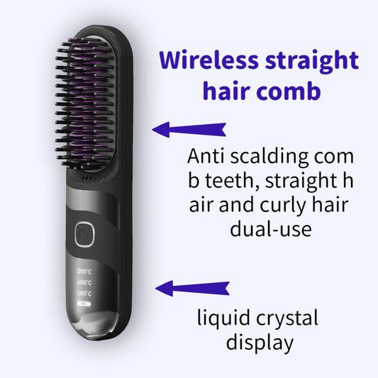 Wireless LCD Hair Straightener