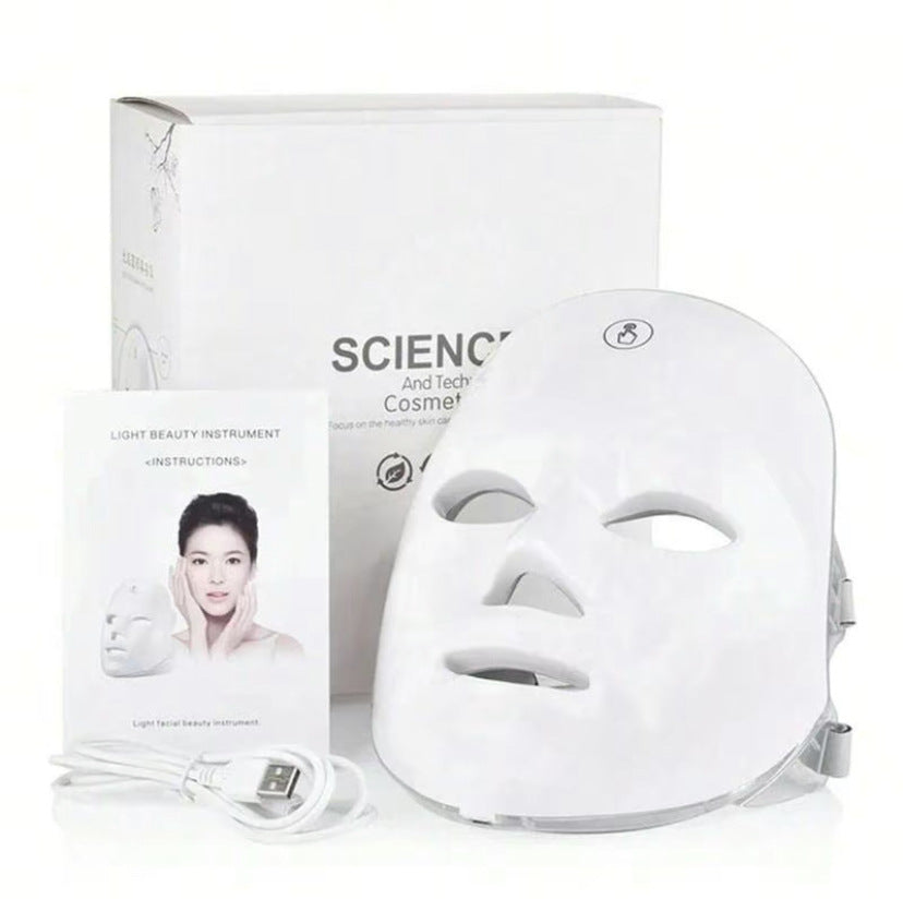 Wireless LED Photon Facial Mask Device