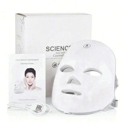 Wireless LED Photon Facial Mask Device