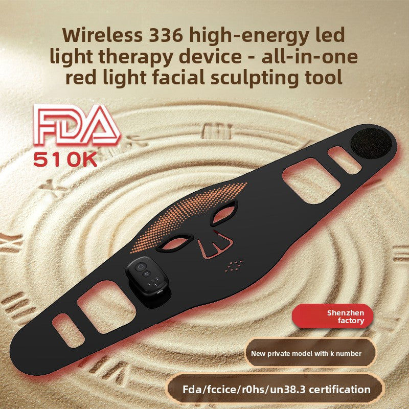Wireless LED Photon Therapy Facial Mask Instrument