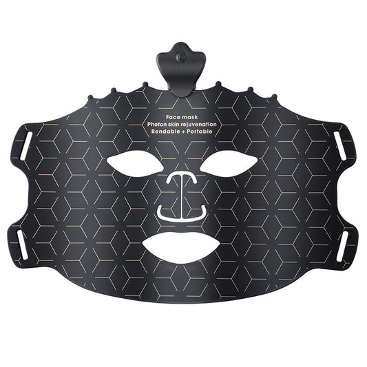 Wireless LED Photon Therapy Silicone Beauty Mask with 7 Color Lights
