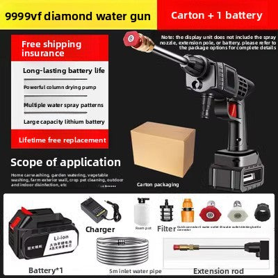 Wireless Lithium Battery High Pressure Water Gun