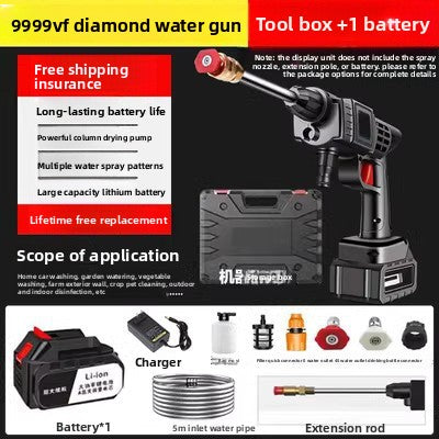 Wireless Lithium Battery High Pressure Water Gun