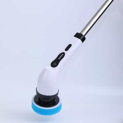 Wireless Long Handle Electric Cleaning Brush Household Handheld Multifunctional Toilet Washing Machine Artifact Cleaning Kitchen Waterproof